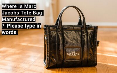 Where Is Marc Jacobs Tote Bag Manufactured？